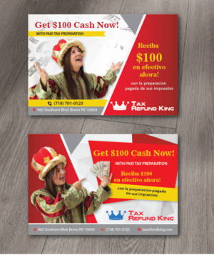 Flyer-Design von alex989 für Tax Refund King | Design: #16600150