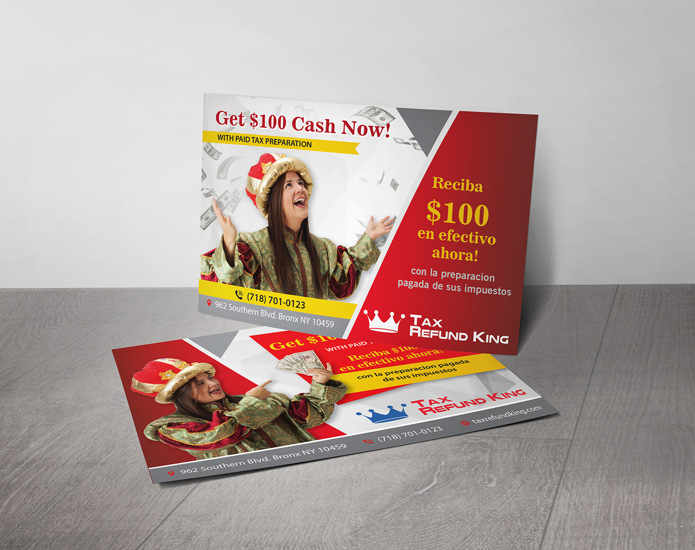 Flyer Design by alex989 for Tax Refund King | Design #16600151