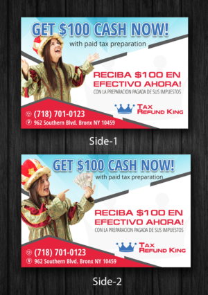 Flyer-Design von ecorokerz für Tax Refund King | Design: #16610846