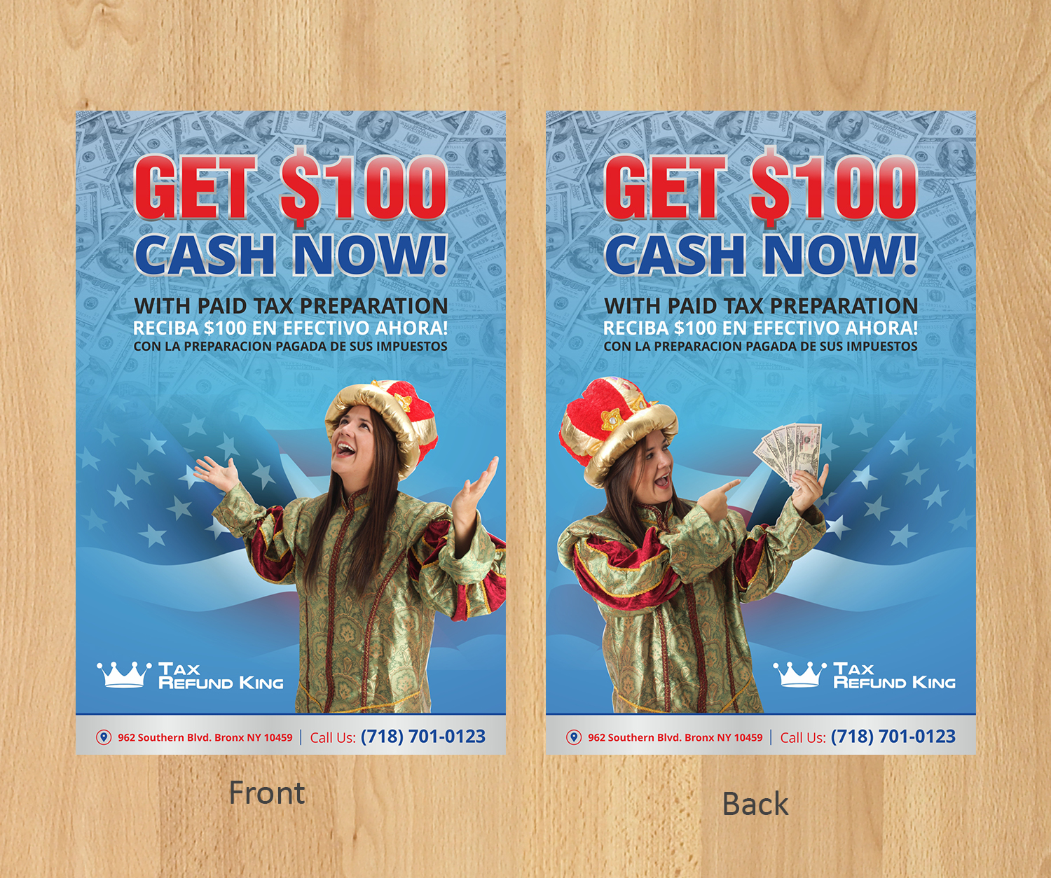 Flyer Design by ecorokerz for Tax Refund King | Design #16611523
