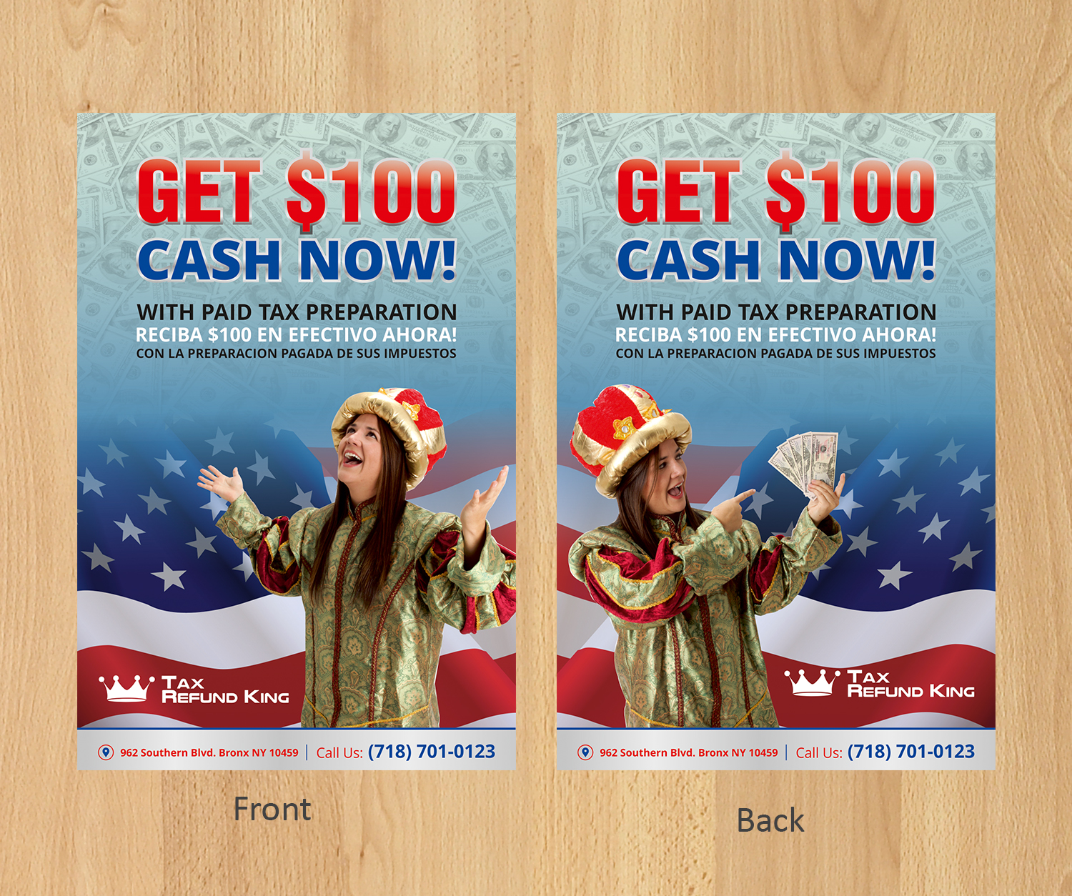 Flyer Design by ecorokerz for Tax Refund King | Design #16611524