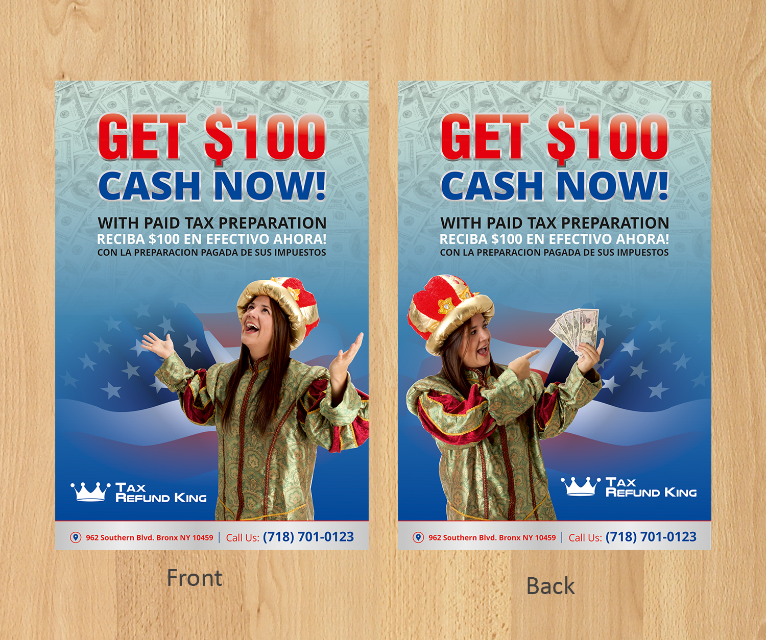 Flyer Design by ecorokerz for Tax Refund King | Design #16611525