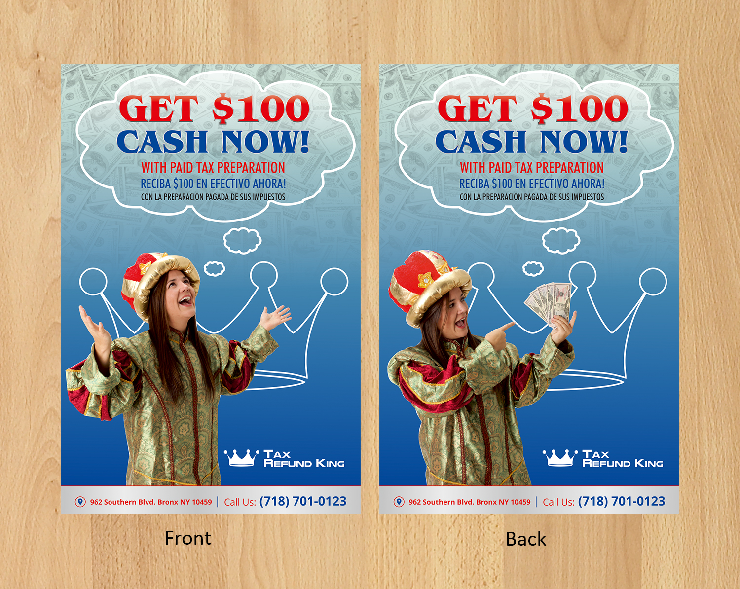 Flyer Design by ecorokerz for Tax Refund King | Design #16622240