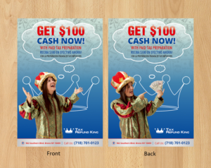 Flyer-Design von ecorokerz für Tax Refund King | Design: #16622242