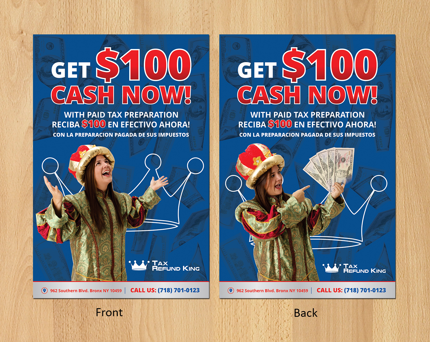 Flyer Design by ecorokerz for Tax Refund King | Design #16623212