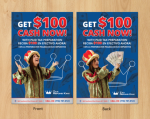 Flyer-Design von ecorokerz für Tax Refund King | Design: #16623212