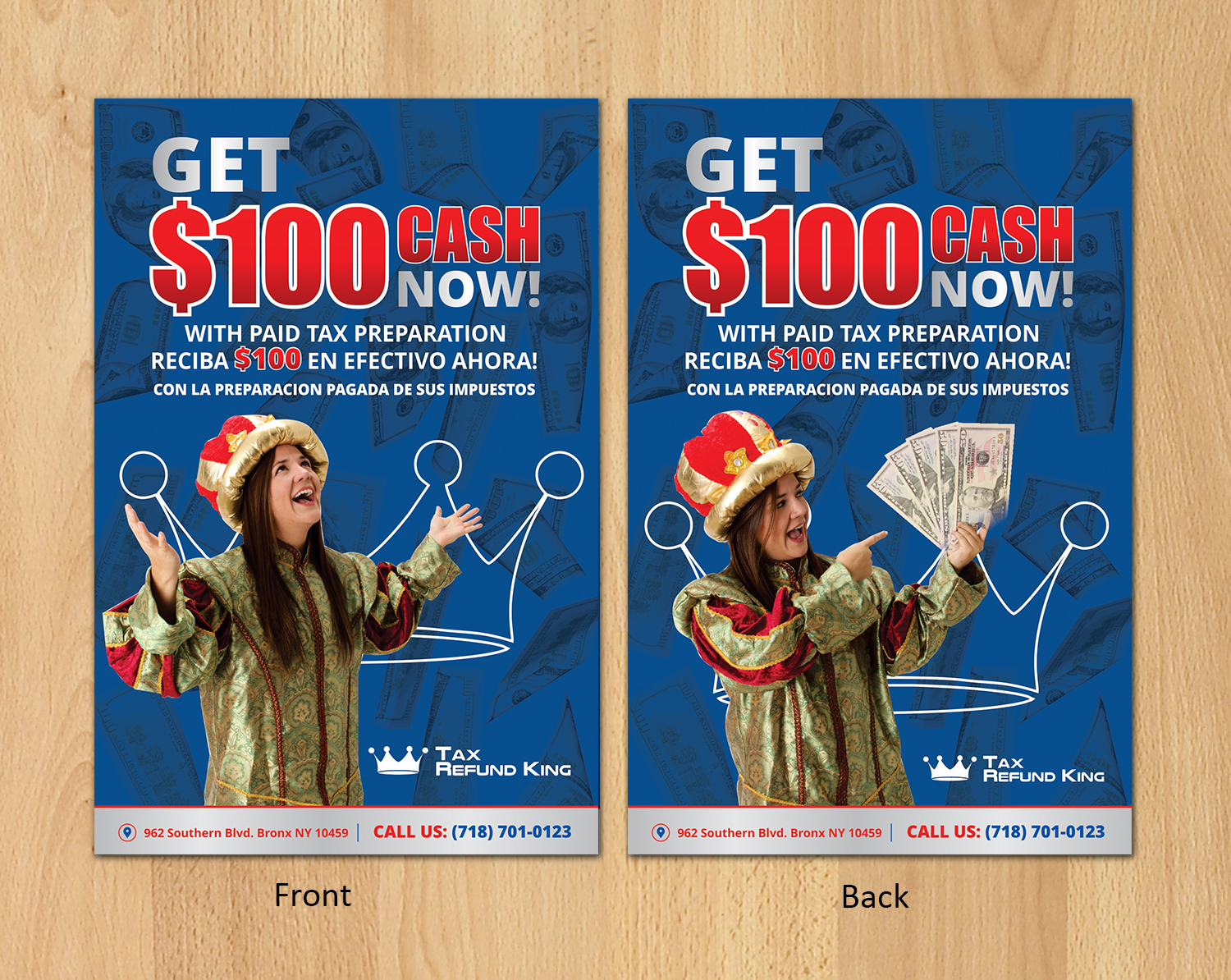 Flyer Design by ecorokerz for Tax Refund King | Design #16623213
