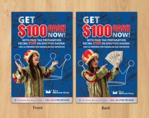 Flyer-Design von ecorokerz für Tax Refund King | Design: #16623213