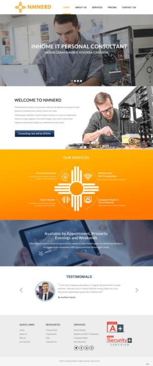 Web Design by pb for this project | Design: #16605207