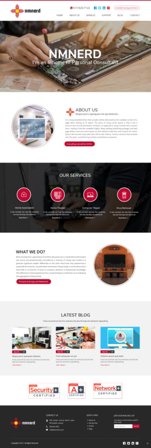 Web Design by pb for this project | Design: #16605208