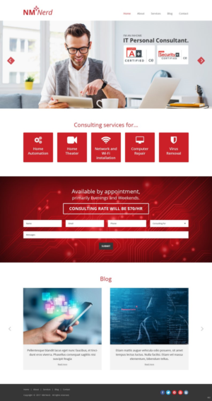 Web Design by pb for this project | Design: #16606560