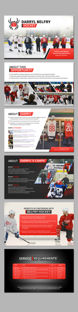 Hockey Sponsorship Proposal | Design de Flyer par Gfx.26™