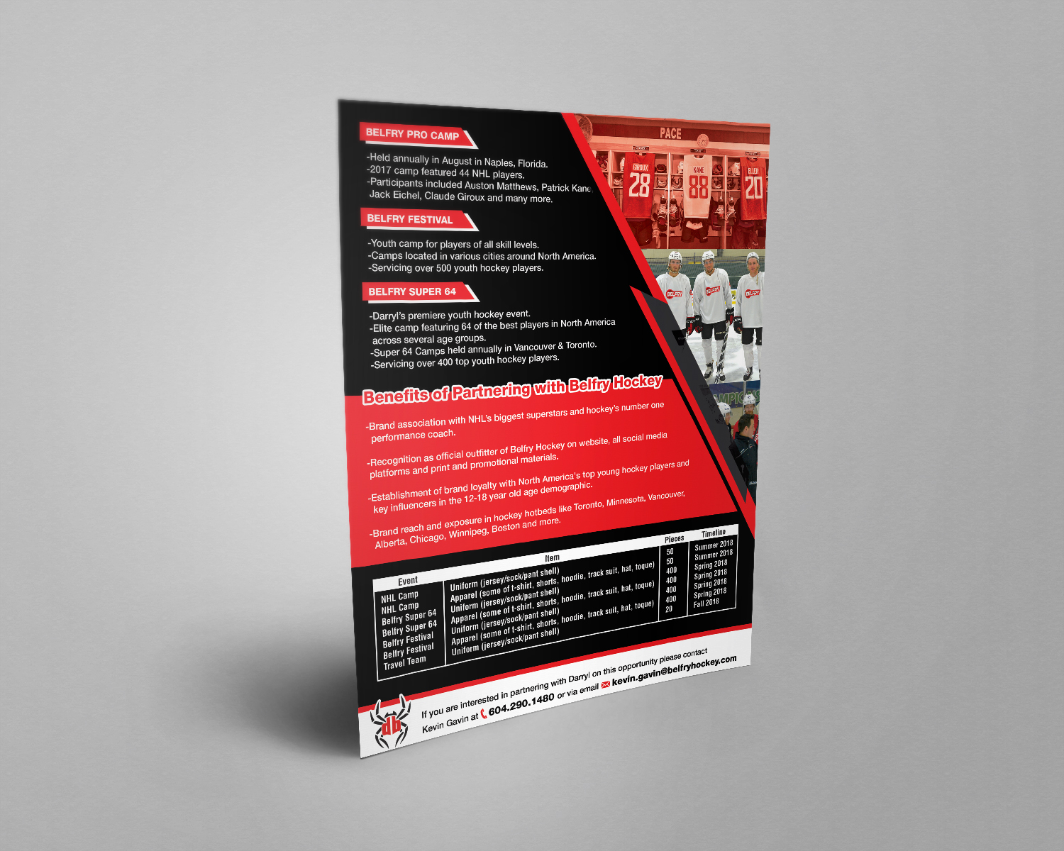 Flyer Design by - SWING - for Vancouver Reign | Design #16624079