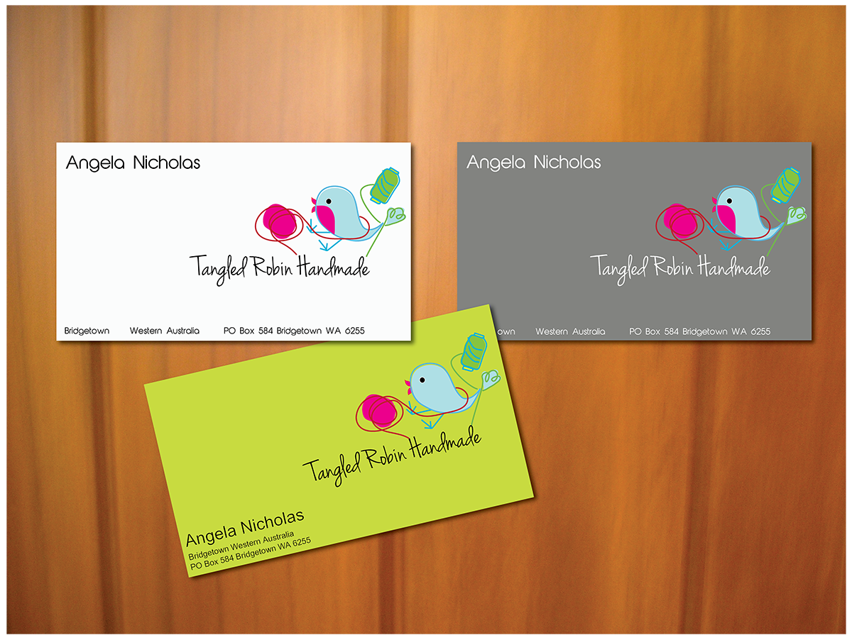 Visitenkarten-Design von Joy für Tangled Robin | Design #2682071