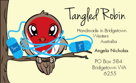 Business Card Design by KaylaMarie for Tangled Robin | Design #2664807