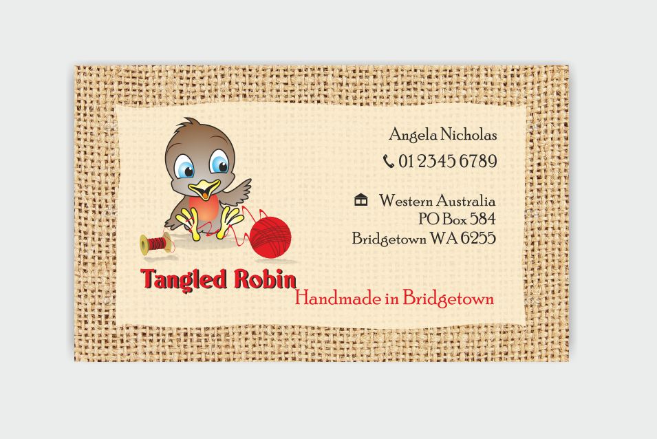 Business Card Design by IneseRo for Tangled Robin | Design #2664525