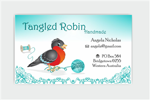 Business Card Design by IneseRo for Tangled Robin | Design: #2693761