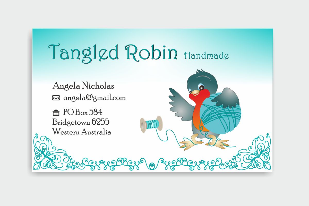Business Card Design by IneseRo for Tangled Robin | Design #2694106