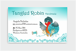 Business Card Design by IneseRo for Tangled Robin | Design #2702537