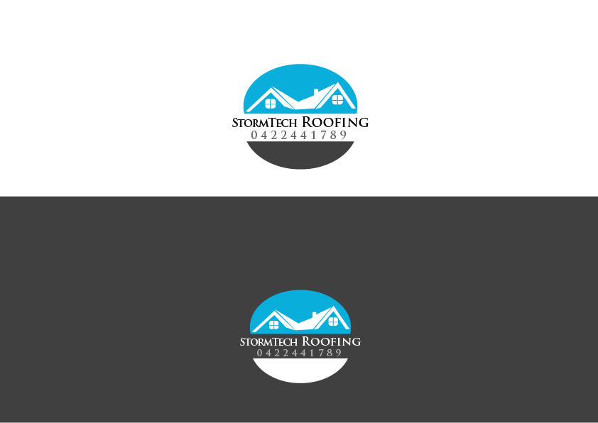 Logo Design by  Ade for Stormtech Roofing | Design #16600472
