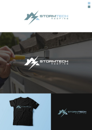 Logo Design by christianpoetoe for Stormtech Roofing | Design: #16597188