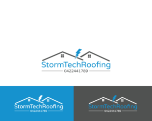 Logo Design by Atec for Stormtech Roofing | Design: #16600048