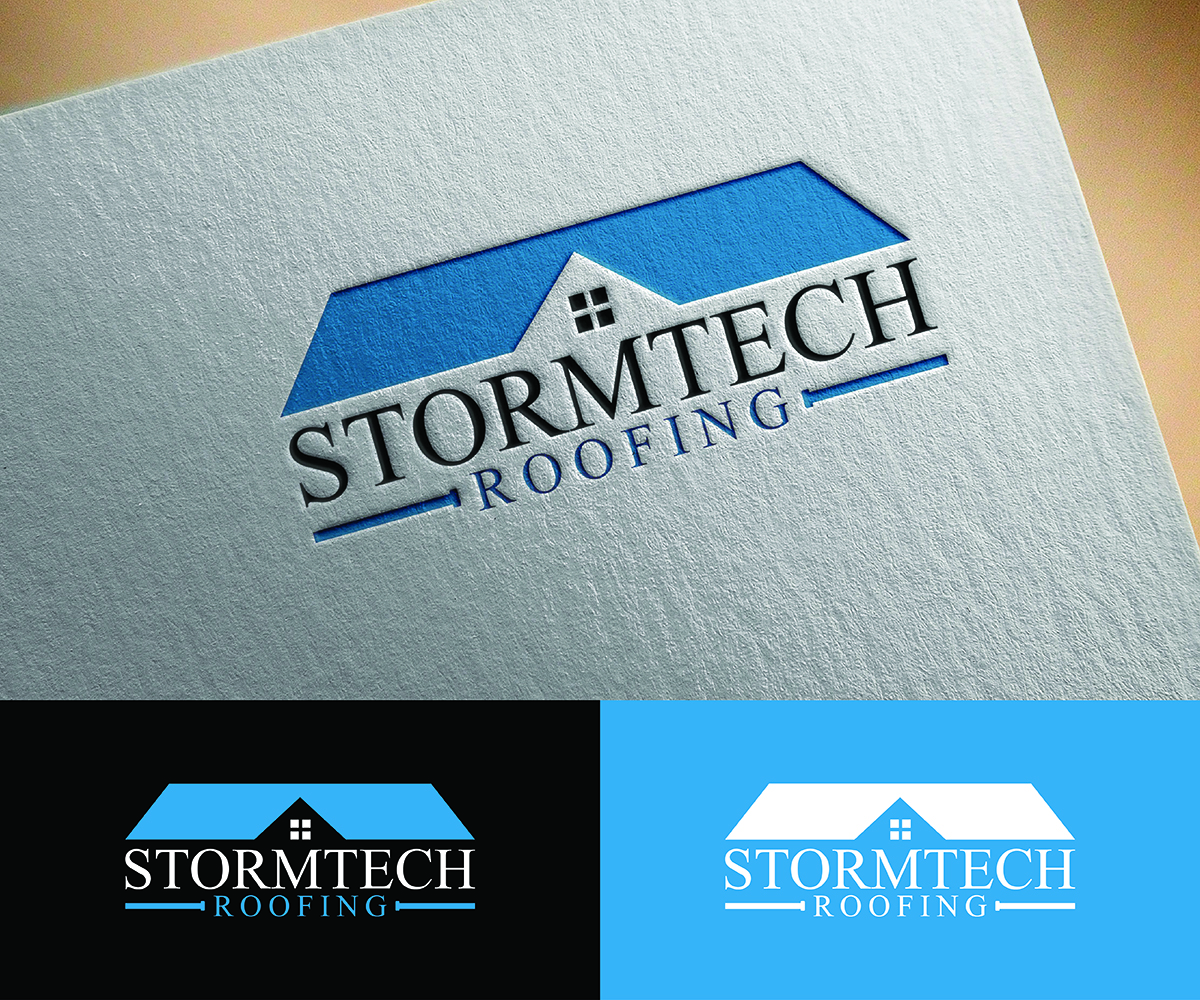 Logo-Design von eMARK für Stormtech Roofing | Design #16600374
