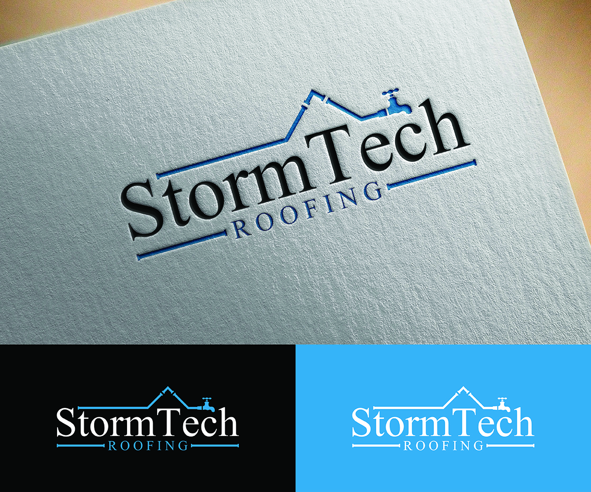Logo Design by eMARK for Stormtech Roofing | Design #16600376