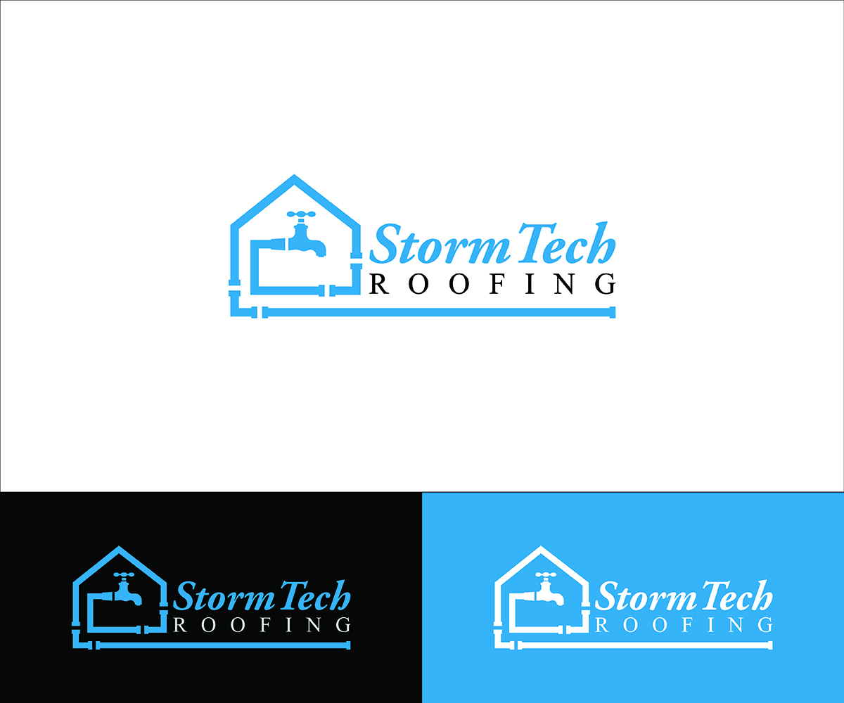 Logo Design by eMARK for Stormtech Roofing | Design #16600377
