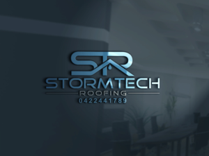 Logo-Design von Oaxaqueña für Stormtech Roofing | Design: #16600116