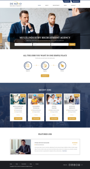 Web Design by pb for this project | Design: #16606527