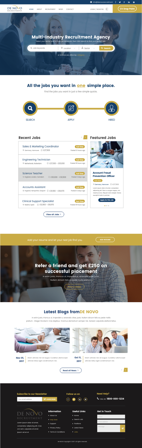 Web Design by CreativeIyke for this project | Design #16642192