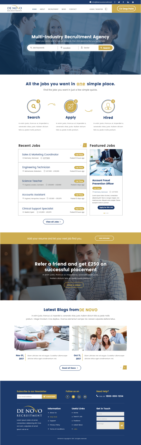 Web Design by CreativeIyke for this project | Design #16768660