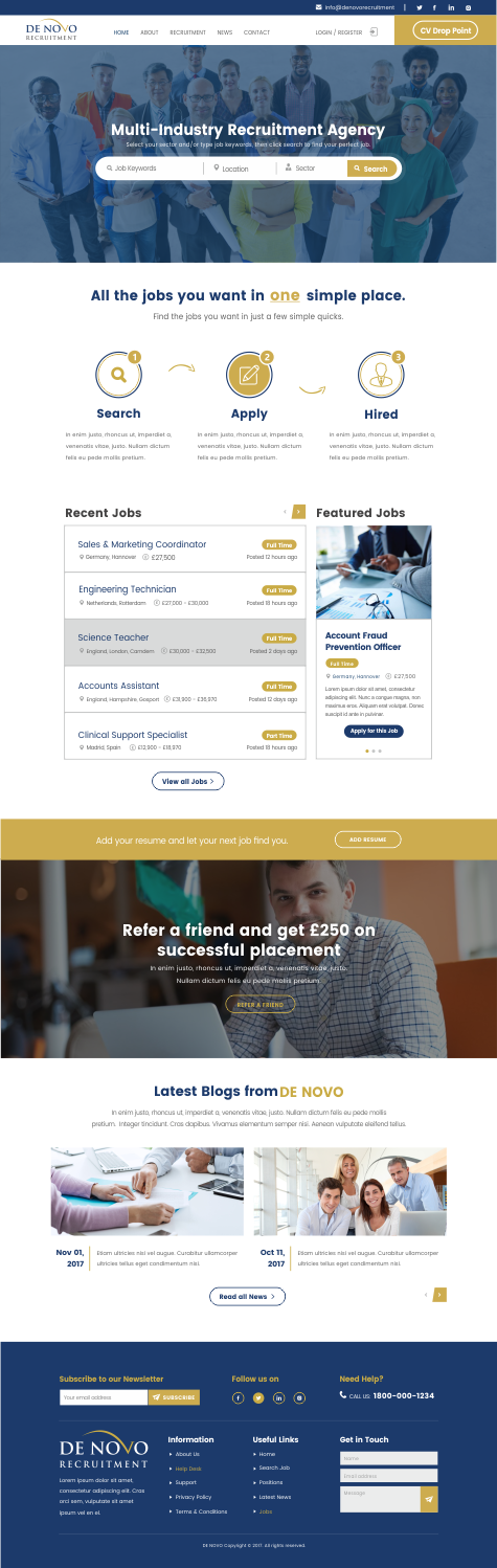 Web Design by CreativeIyke for this project | Design #16768661