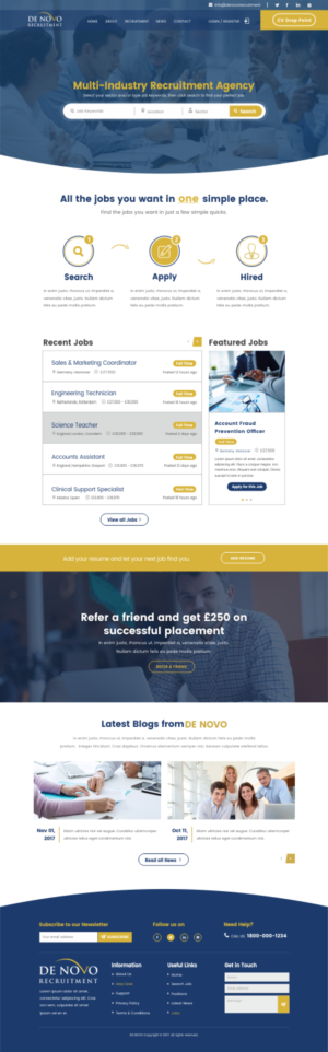 Web Design by CreativeIyke for this project | Design: #16774766