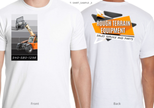 T-Shirt-Design von Sketchweb für ROUGH TERRAIN EQUIP. llc. | Design: #16817585