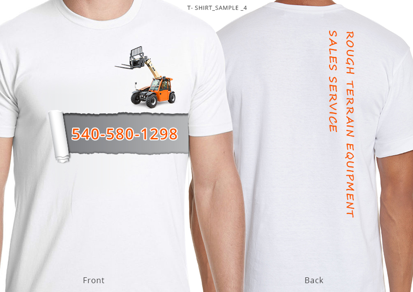 T-shirt Design by Sketchweb for ROUGH TERRAIN EQUIP. llc. | Design #16817978