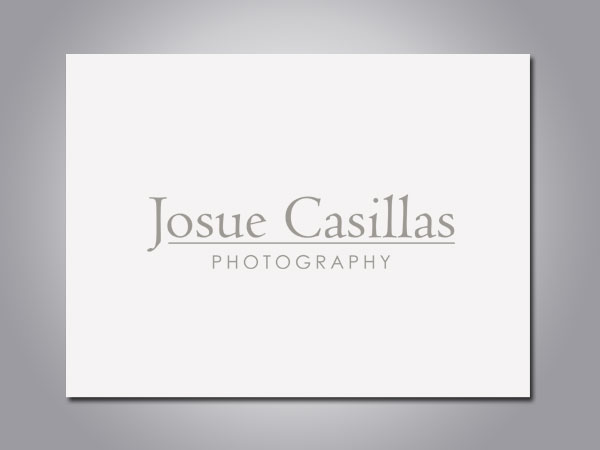 Logo Design by create for Josue Casillas Photography | Design #2661441