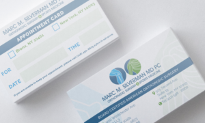 Business Card Design by David for Marc Silverman MD PC | Design: #16697310