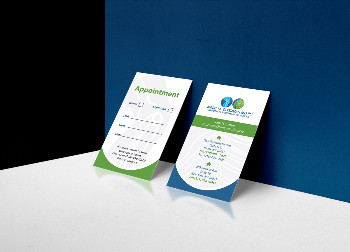 Business Card Design by JK18 for Marc Silverman MD PC | Design #16599207