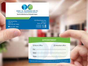 Business Card Design by Creations Box 2015 for Marc Silverman MD PC | Design: #16608889