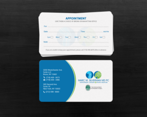 Business Card Design by chandrayaan.creative for Marc Silverman MD PC | Design: #16602556