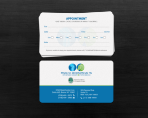 Business Card Design by chandrayaan.creative for Marc Silverman MD PC | Design: #16602629