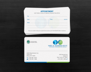 Business Card Design by chandrayaan.creative for Marc Silverman MD PC | Design: #16602636