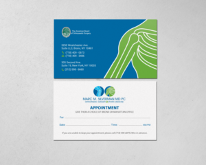 Design de Carte de Visite par chandrayaan.creative pour Marc Silverman MD PC | Design : #16602794