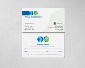 Design de Carte de Visite par chandrayaan.creative pour Marc Silverman MD PC | Design : #16603560