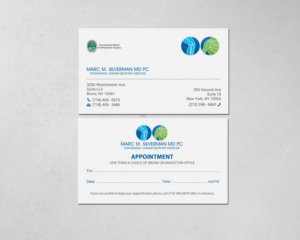 Design de Carte de Visite par chandrayaan.creative pour Marc Silverman MD PC | Design : #16603604