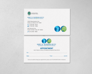Design de Carte de Visite par chandrayaan.creative pour Marc Silverman MD PC | Design : #16603606