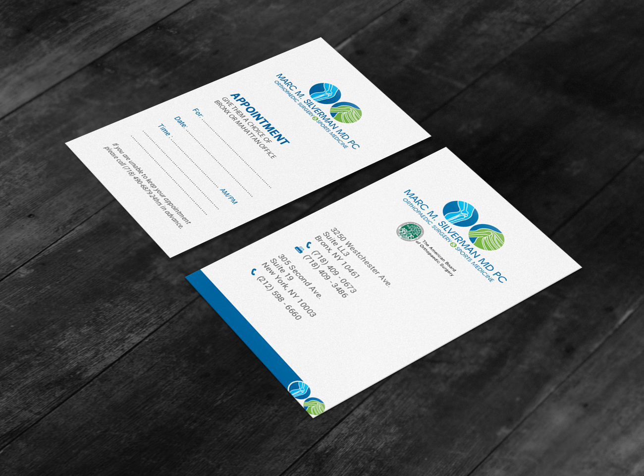 Business Card Design by chandrayaan.creative for Marc Silverman MD PC | Design #16603651