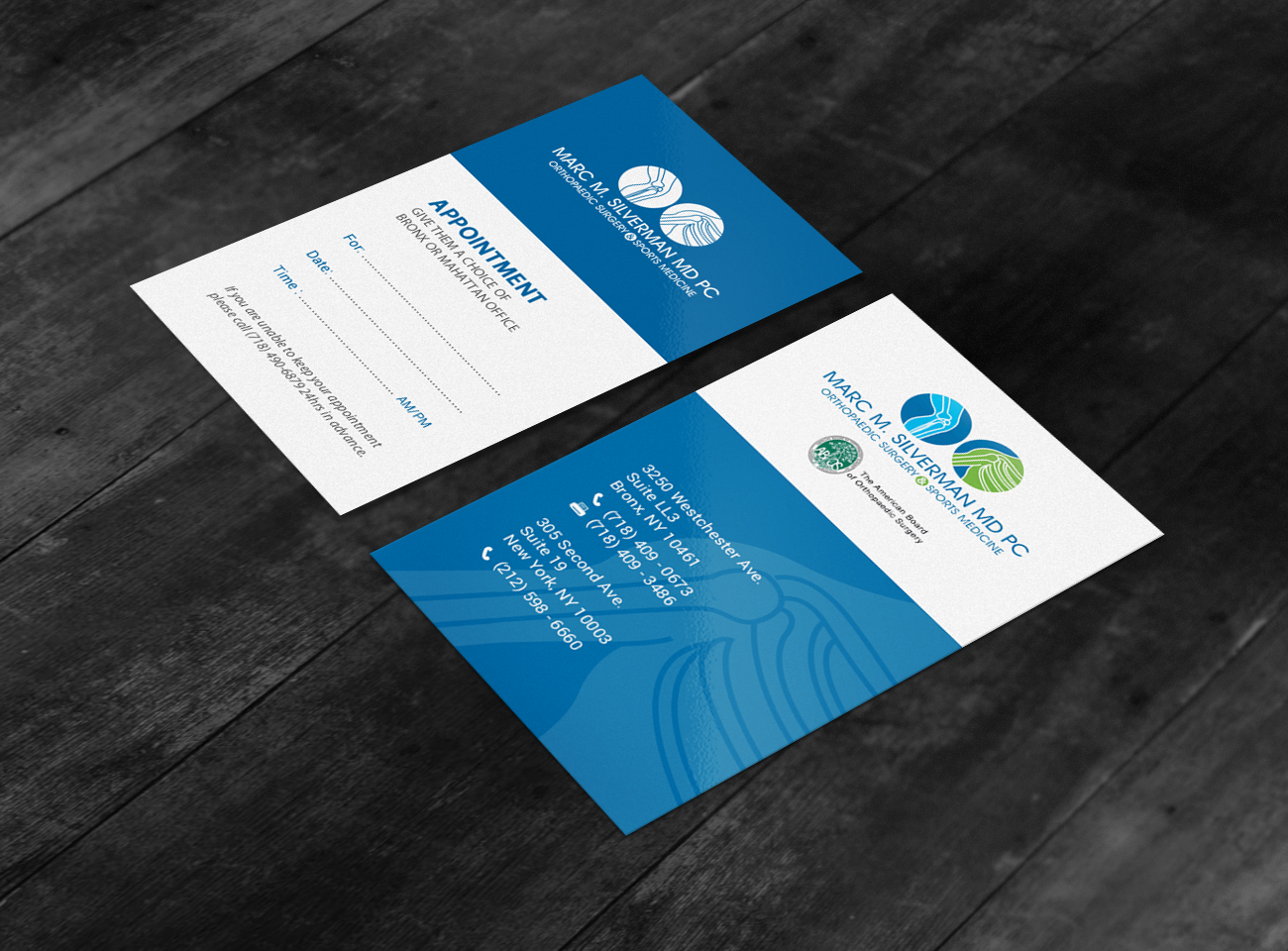 Business Card Design by chandrayaan.creative for Marc Silverman MD PC | Design #16603652